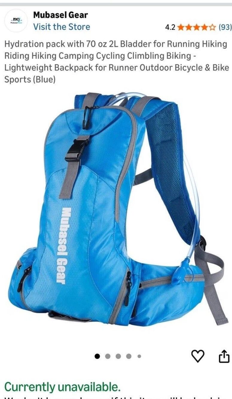 Hydration Pack Backpack - Picture 1 of 6